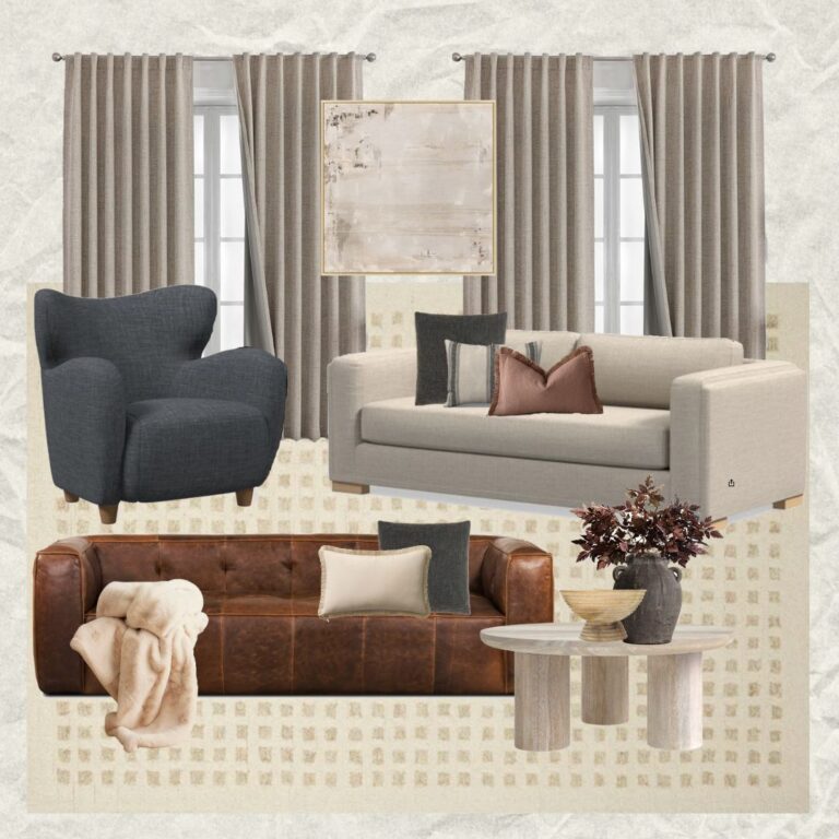 neutral living room decor